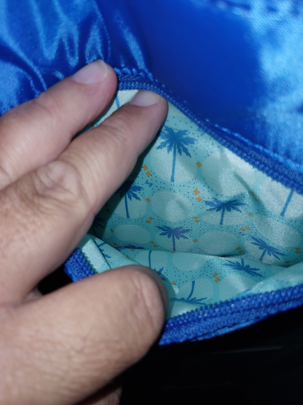 lug Blue Quilted Crossbody Bag - Picture 4 of 6